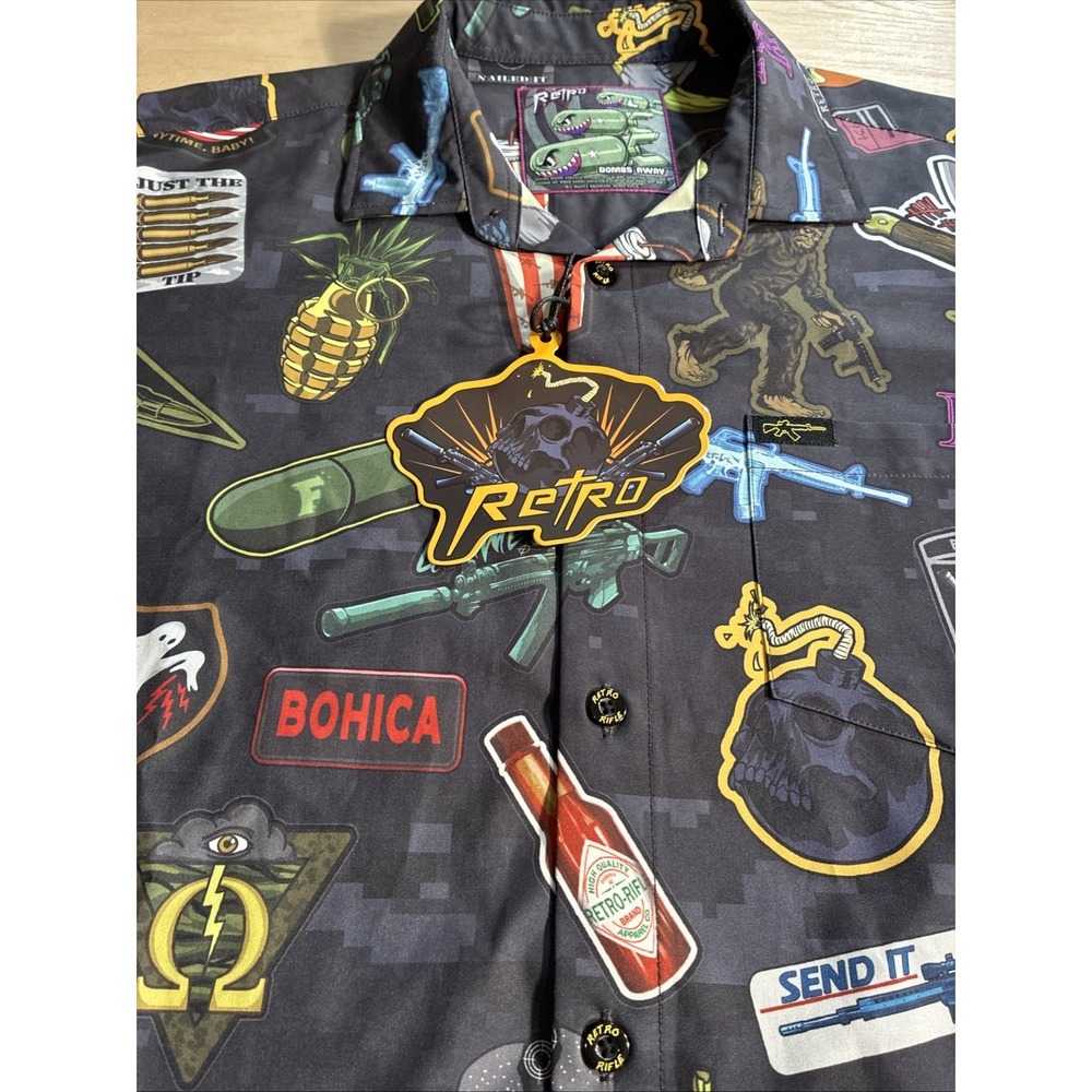 Retro Rifle Men's Large "Bombs Away" - Picture 2 of 8